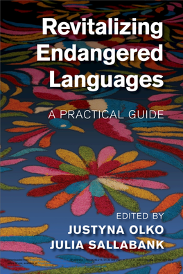 Revitalizing Endangered Languages