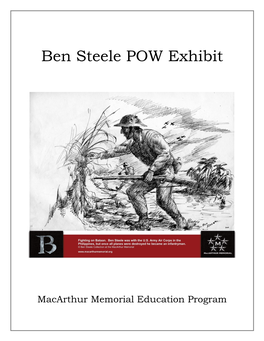 Ben Steele POW Exhibit