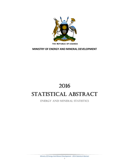 2016 Statistical Abstract