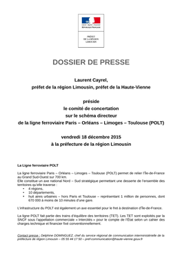 Dossier De Presse