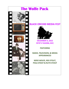 Stout/Wolfe Media Fest