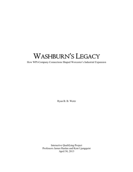 Washburnts Legacy