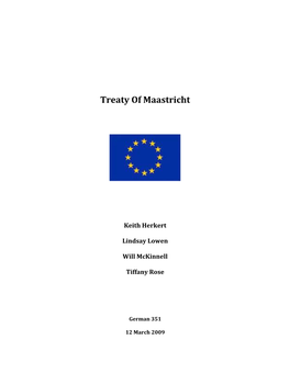 Treaty of Maastricht