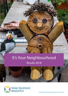 2018 It's Your Neighbourhood Results Brochure