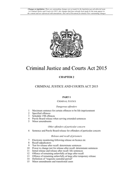 Criminal Justice and Courts Act 2015