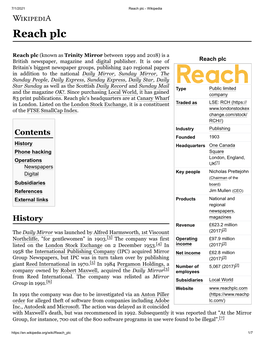 Reach Plc - Wikipedia