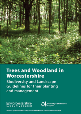 Trees and Woodland in Worcestershire Introduction 1