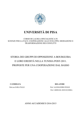 Università Di Pisa