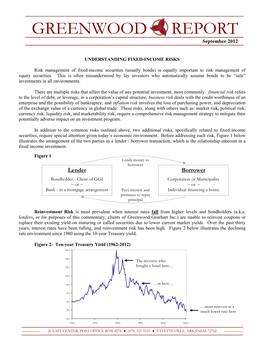 GREENWOOD REPORT September 2012