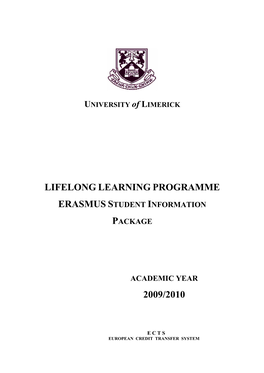 Lifelong Learning Programme 2009/2010