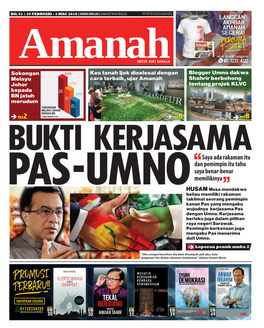 EDISI 91 • 25 FEBRUARI - 3 MAC 2018 • Amanah