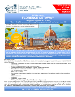 Florence Getaway