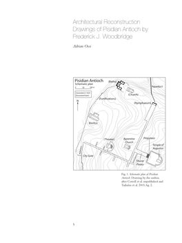 Architectural Reconstruction Drawings of Pisidian Antioch by Frederick J