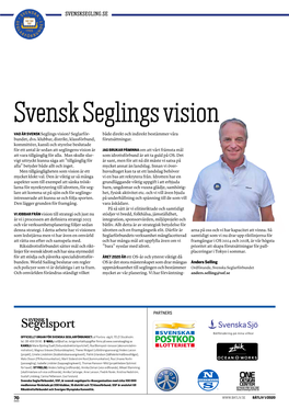 Svensk Seglings Vision