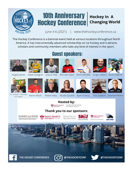 10Th Anniversary Hockey Conference