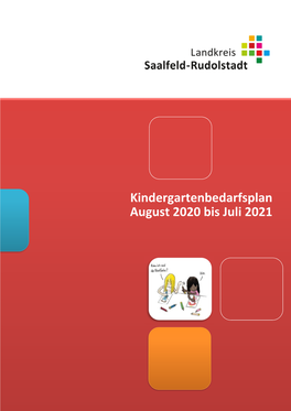 Kindergartenbedarfsplan August 2020 Bis Juli 2021