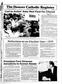 The Denver Catholic Register WEDNESDAY, OCTOBER 27,1976 VOL