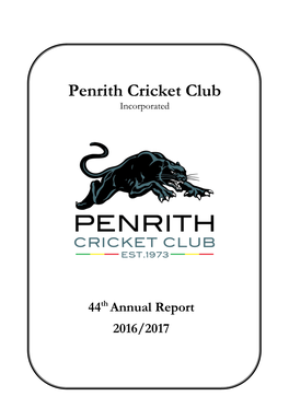 Penrith Cricket Club Incorporated