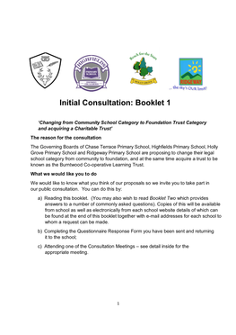 Initial Consultation: Booklet 1