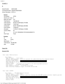 10-4031.1 C Case Info Account Info