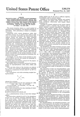 United States Patent Office Patented Feb