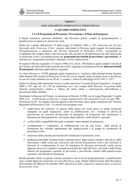 Provincia Di Rovigo Servizio Protezione Civile Piano Provinciale