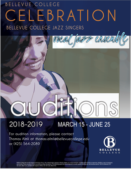 BC Vocal Jazz Auditions 2018-2019