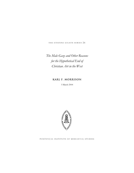 The Male Gaze and Other Reasons for the Hypothetical End of Christian