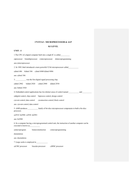 17Uit3a3 - Microprocessor & Alp