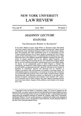 Madison Lecture 2012.Pdf