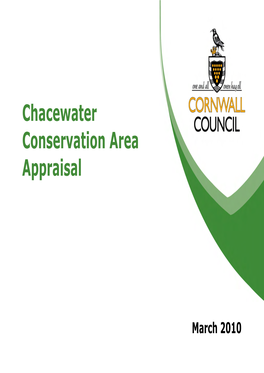 Chacewater Conservation Area Appraisal Be Adopted