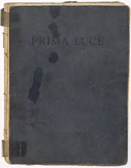 Prima Luce [1927]