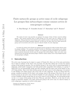 Finite Metacyclic Groups As Active Sums of Cyclic Subgroups