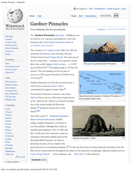 Gardner Pinnacles - Wikipedia