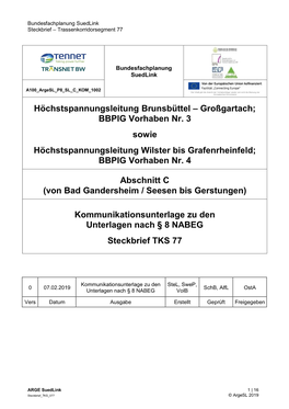 Höchstspannungsleitung Brunsbüttel – Großgartach; BBPIG Vorhaben Nr