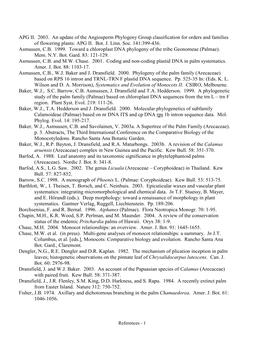 APG II. 2003. an Update of the Angiosperm Phylogeny Group Classification for Orders and Families of Flowering Plants: APG II