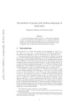 On Products of Groups with Abelian Subgroups of Small Index