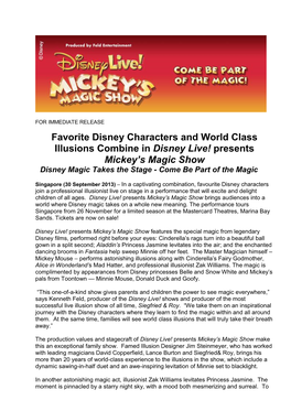 Presents Mickey's Magic Show