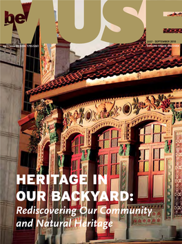 Heritage in Our Backyard: Rediscovering Our Community and Natural Heritage