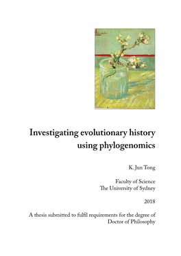Investigating Evolutionary History Using Phylogenomics