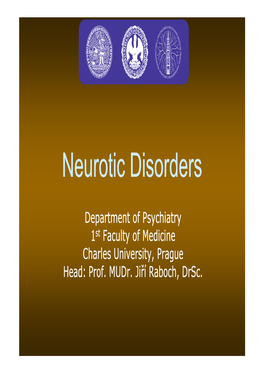 Neurotic Disorders [Compatibility Mode]