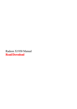 Radeon X1950 Manual Mylinksmybb Radeon X1950 Pro 256Mb Pci Express Lyrics Yamaha Ytm 225Dx Manual Book Comic Store (Url=Cosmicgaming.Org/#" Class="Close-Menu)Pdf