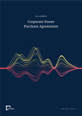 Corporate Power Purchase Agreements