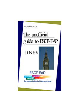 The Unofficial Guide to ESCP-EAP