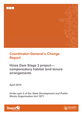 Hinze Dam Stage 3 Project— Compensatory Habitat Land Tenure Arrangements