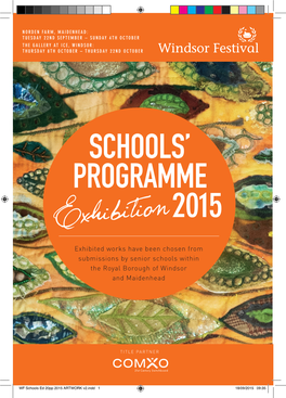 Schools' Programme 2015