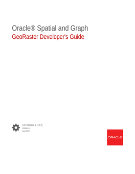 Oracle® Spatial and Graph Georaster Developer's Guide