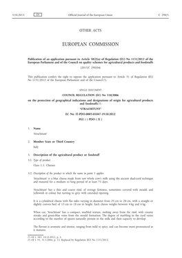 A) of Regulation (EU) No 1151/2012 of the European Parliament and of the Council on Quality Schemes for Agricultural Products and Foodstuffs (2013/C 290/04