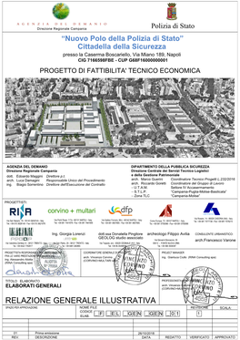 Relazione Generale Illustrativa Nome File Revisione Scala: Codice 1 Elab