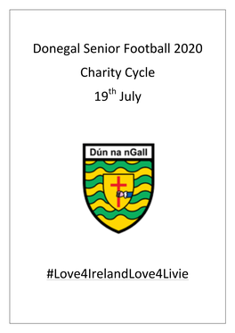 Donegal Charity Cycle 2020 with Times